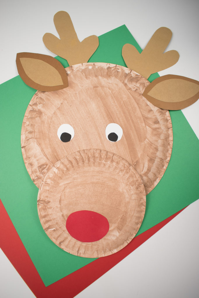 Reindeer Paper Plate Craft
