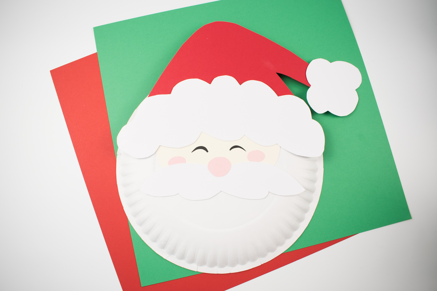 How To Make Paper Plate Santa Craft 2023