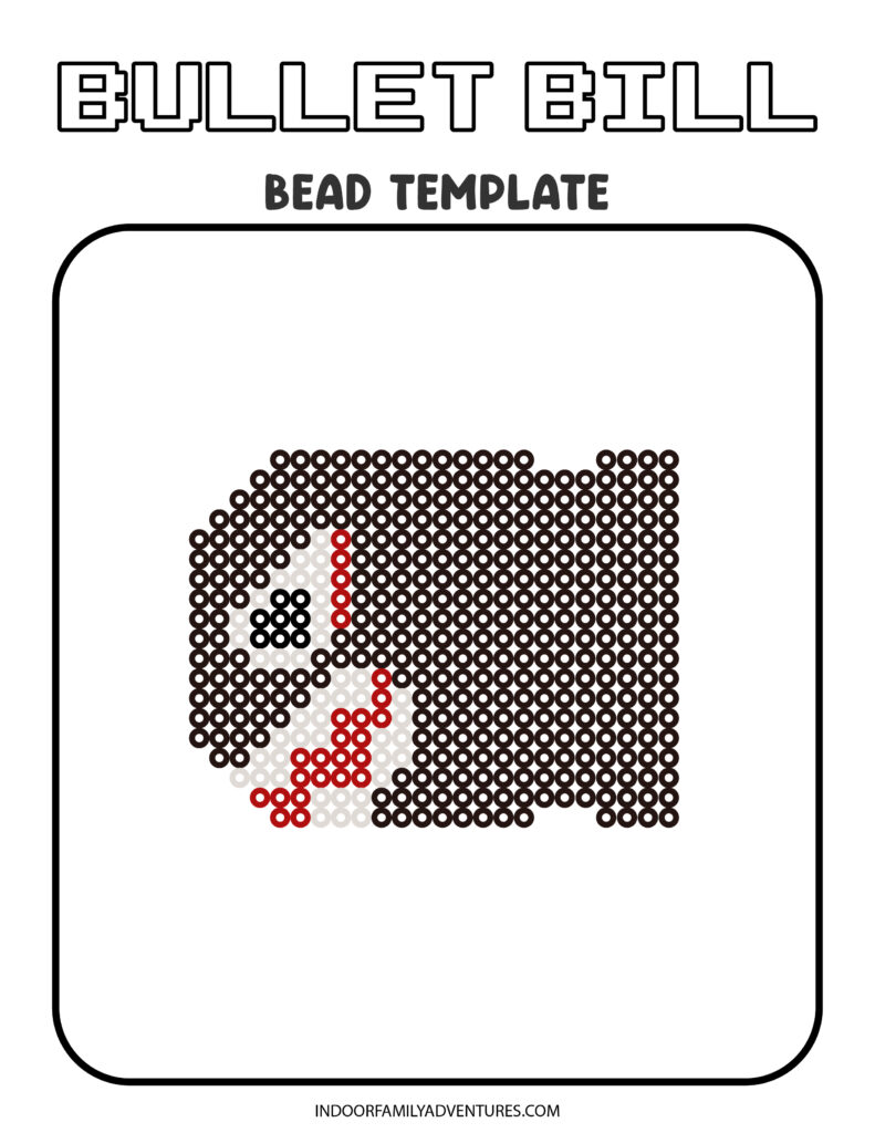 Blank Perler Bead Template in 2023